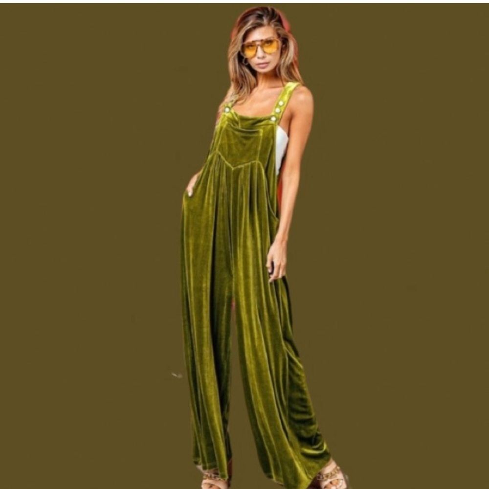 Bibi Velvet Overalls